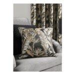 Laurence Llewelyn-Bowen Paradise Palm Black Filled Cushion (43cm X 43cm)