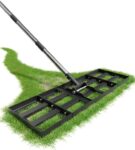 Lawn Levelling Rake, 75 x 25cm Lawn Leveller with Adjustable Length – Sold by HFHOME-UK / FBA