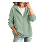 Lcyu Womens Oversized Knit Hoodie Dress with Pockets