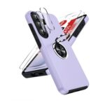 LeYi Galaxy S26 FE Case with 2 Screen Protectors Purple