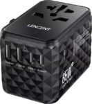 Lencent 65W GaN All-in-one Universal Travel Adapter Charger with 1 AC Outlet, 2 USB-A & 3 USB-C (Black) Sold By Lencent Store (w/Code)