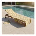 Leopard Beach Towel with Bag
