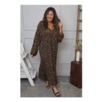 Leopard Print Dress Cocoa