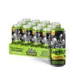 Levi Roots Caribbean Crush Energy Drink – Grapefruit, Mango & Pineapple Natural Caffeine B Vitamins 12 x 500ml Can Tropical Flavour