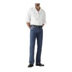 Levis Mens 501 Original Fit Jeans, Stonewash, 38W 30L