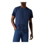 Levis Mens Original Housemark Tee, Cotton, Blues, Size L