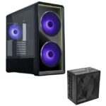 Lian Li Lancool 217 Infinity Mid Tower PC Case Lian Li SX Platinum 1000W ATX 3.1 PCIe 5.1 80 Platinum PSU Bundle w/code
