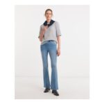 Light Blue Stretch Bootcut Jeggings