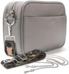 Lily England Cross Body Bag Women – Multiple Pockets – Adjustable Wide Strap and Chain – Sold by Lily England / FBA