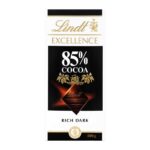 Lindt Excellence Dark 85% Cocoa Chocolate Bar, 100g (£2.47 S&S)