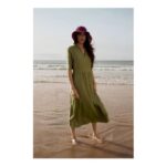 Linen Midi Dress