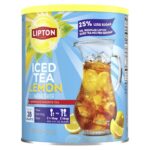 Lipton Sugar Reduced Iced Tea Mix, Lemon, makes 28 quarts, 1.43 kg