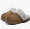 Litfun Womens Fluffy Memory Foam Slippers – Chestnut – Size 5/5.5 – Sold by Litfun FBA