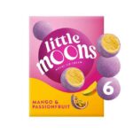 Little Moons Vegan Passionfruit & Mango / Honey Roasted Pistachio Mochi Ice Cream Frozen Snack 6 x 32g Nectar Price