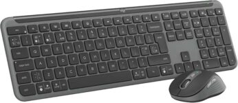 Logitech MK950 Signature Slim Wireless Keyboard and Mouse Combo – Graphite