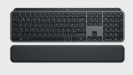 Logitech MX Keys S with palm rest