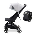 London Boutique Folding Travel Stroller One-Hand Fold Pushchair