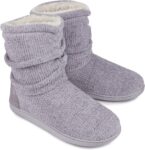 LongBay Women Slipper Boots Warm Memory Foam Indoor Outdoor House Shoe Gift