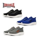 Lonsdale Santon Mens Active Jogging Fitness Gym Running Trainers