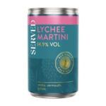 Lychee Martini Cocktails, 14.9% ABV, 12 X 125ml Cans