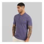 Lyle and Scott Vintage Lyle and Scott Vintage Mens Plain Polo Shirt Graystone
