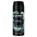 Lynx Fine Fragrance Collection Aqua Bergamot Premium Body Spray Mens Deodorant 150ml