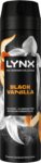 Lynx Fine Fragrance Collection Black Vanilla Premium Body Spray Mens Deodorant infused with vanilla, orange & sandalwood essential oils for 72 hours of freshness 200 ml