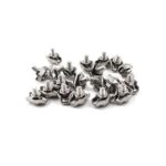 M5 304 Stainless Steel Simplex Single-Bolt Wire Rope Clip, 20pcs