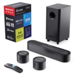 MAJORITY 5.1 Soundbar with Subwoofer, Bowfell Halo Dolby Atmos & Surround – Sold by iZilla / FBA