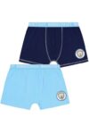 MANCHESTER CITY Mens 2 Pack Boxer Shorts Cotton Underwear – Size S to XL, 2XL £6.13, 3XL £5.11 sold by ThePyjamaFactory FBA