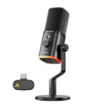 MAONO PD100W Wireless Gaming Microphone with ENC Noise Cancelling