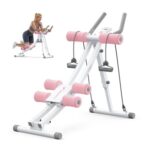 MERACH Ab Roller Dual Track – Adjustable Ab Trainer