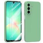 MIKULLE Phone Case for Samsung Galaxy A26 5G w/ 2 Tempered Glass Screen Protector, TPU Bumper Anti-Scratch (6 Colours) by EU-MIKULLE /FBA