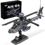 MISINI AH-64 Apache Longbow Attack Helicopter Building Blocks Set, 1,383 Pieces – Sold by MISINI Official / FBA