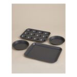 M&S 4 Piece Carbon Steel Oven Tray Set