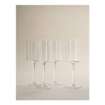 M&S Set of 4 Straight Sided Wine Glasses
