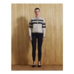 M&S Striped Collared Slim Fit Knitted Jacket