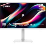 MSI PRO MAX 271PHW E14 27-Inch FHD 1920×1080 Computer Monitor, IPS, 144Hz, 1ms, SpiraLume, EyeErgo,