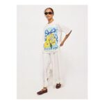 MTV La Dolce Vita Lemon Ribbon Oversized Graphic T-Shirt