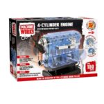 Machine Works 4-Cylinder Engine Kit – Build Your Own Combustion Model, 10