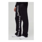 Man Baggy Flare Gothic Gusset Print Jogger