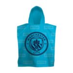 Manchester City FC Blue Boots Towel Poncho
