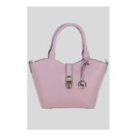 Maristella Real Leather Handbag with Detachable Crossbody Strap