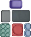 MasterClass Silicone Bakeware Set Made from Non-Toxic, Non-Stick, Durable, Water, Heat Resistant Baking Essentials, Dishwasher, Microwave, Oven Safe, Includes Silicone Baking Sheet, 7 PC