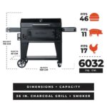 Masterbuilt 36 (91.4cm) Charcoal BBQ Barbecue