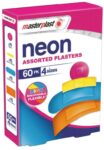 Masterplast Neon Assorted Plasters 4 Sizes 60 Pack – £1.11 / £1.04 S&S (Prime Deal)