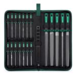 Maxtonne 19-Piece Metal File Set with Ergonomic Thick Handle