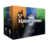 Maxx Tech HOTAS Pro Flight Combo Kit For PC, PS4 & Xbox – Black