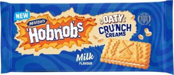 McVities Hobnobs Oaty Milky 100g Chocolate Flavour Cream Biscuits – Nectar Price