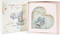 Me to You Tatty Teddy Glass Heart Plaque Wedding Day Gift – Official Collection